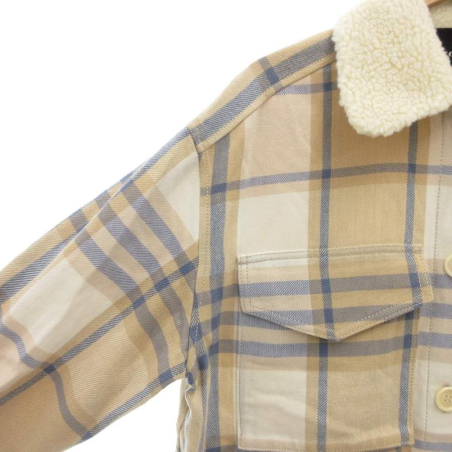COACH（コーチ） プラッドジャケットウィズシェルパカラー M ロゴ 