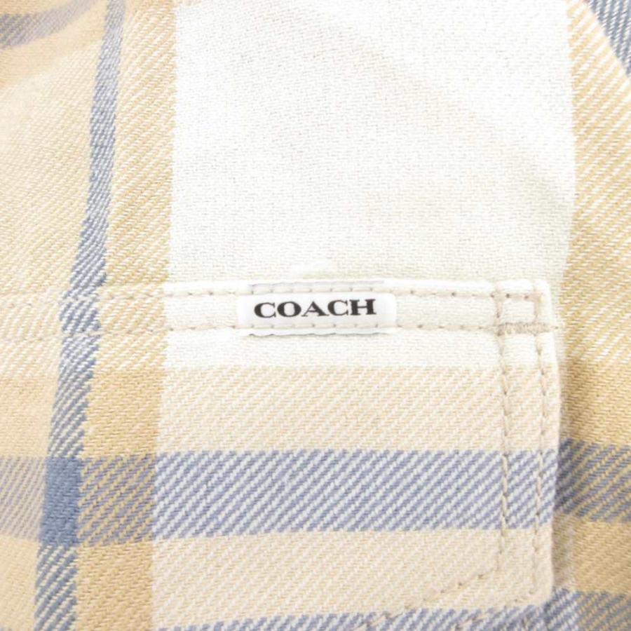 COACH（コーチ） プラッドジャケットウィズシェルパカラー M ロゴ 