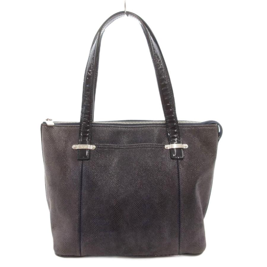 GINZA Kanematsu（銀座かねまつ） ハンドバッグ トート 切替 エナメル