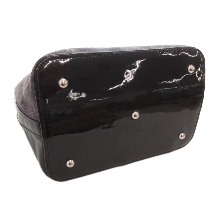 GINZA Kanematsu（銀座かねまつ） ハンドバッグ トート 切替 エナメル