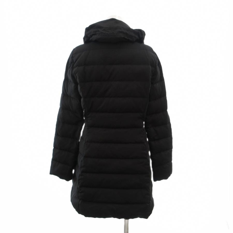 ザラウーマン ZARA WOMAN ダウンコート S 黒 ブラック 長袖 ミドル丈 