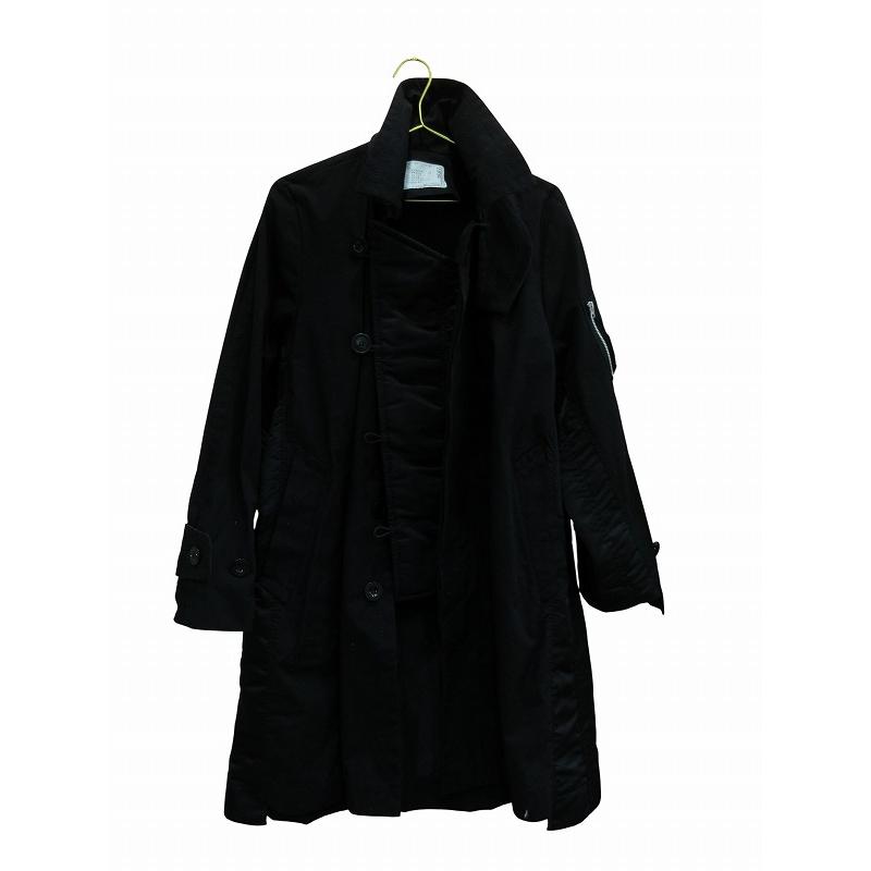 sacaiコート　サイズ1 黒 サカイ sacai コート メンズ : ブランド古着販売のベクトル - 通販