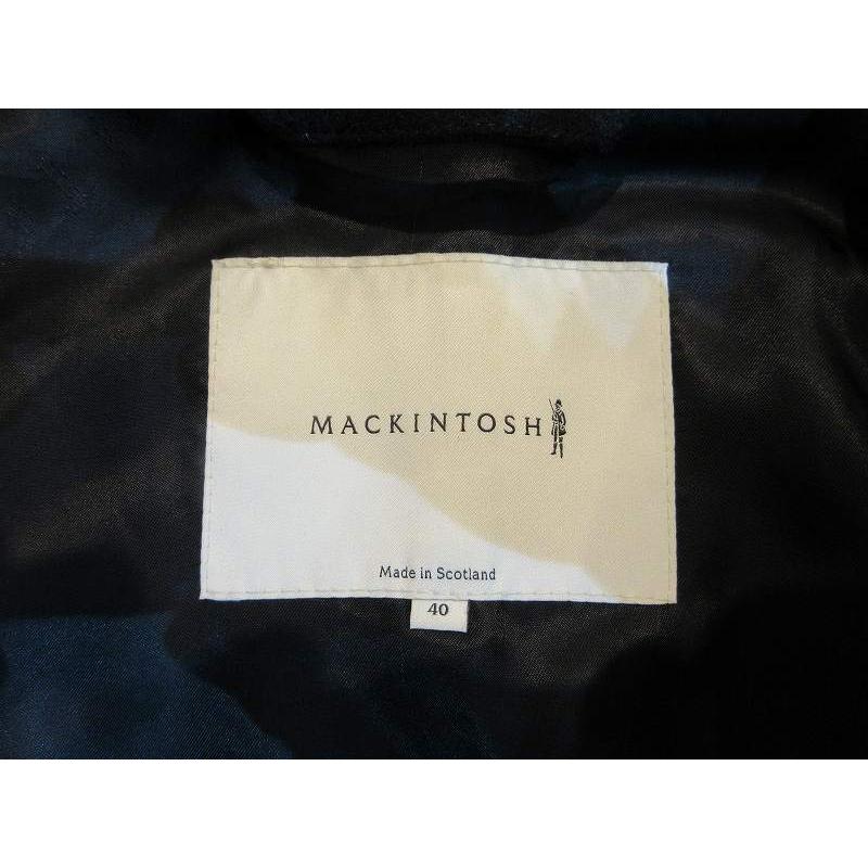 マッキントッシュ MACKINTOSH コート ブラック メルトン ショート