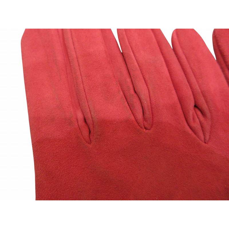 ペルノイ Per noi 手袋 メンズ  レザー レッド Mサイズ 未使用品 ペルノイ Per noi 手袋 メンズ レザー レッド Mサイズ