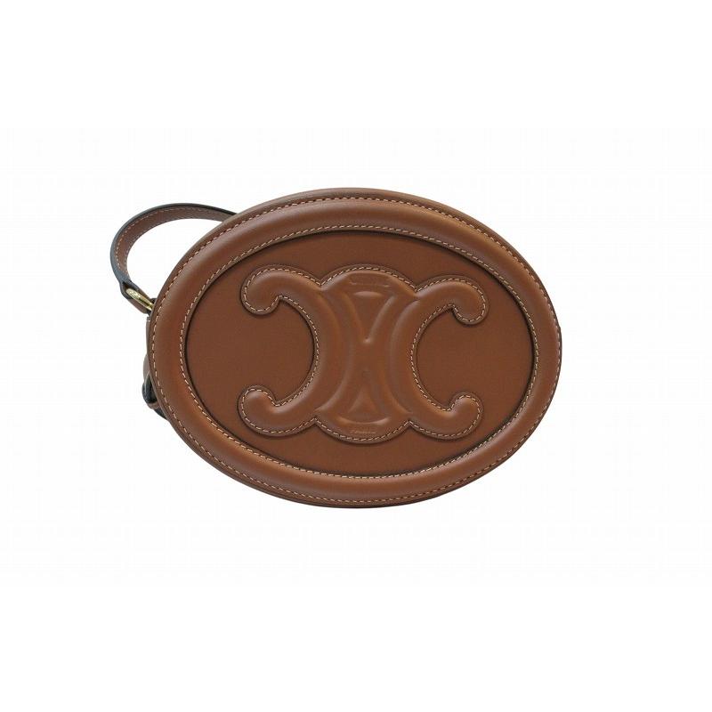 CELINE（セリーヌ） 未使用品 皮革 ショルダーバッグ オーバルパース