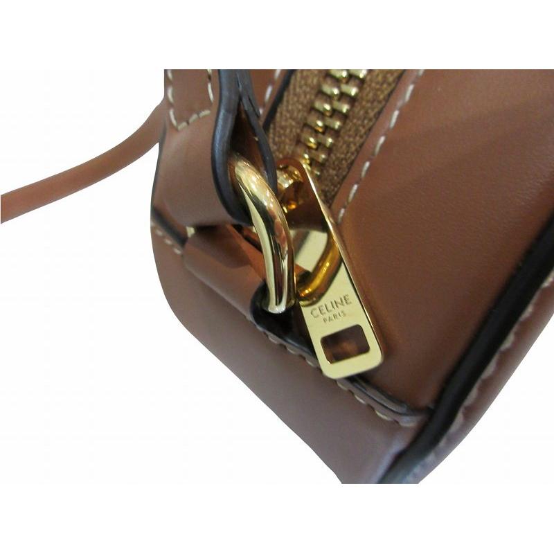 CELINE（セリーヌ） 未使用品 皮革 ショルダーバッグ オーバルパース