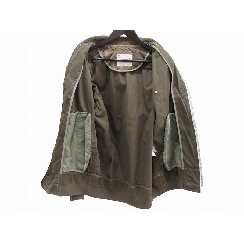 サカイ sacai ブルゾン MA-1 カーキ ミリタリー 1サイズ メンズ