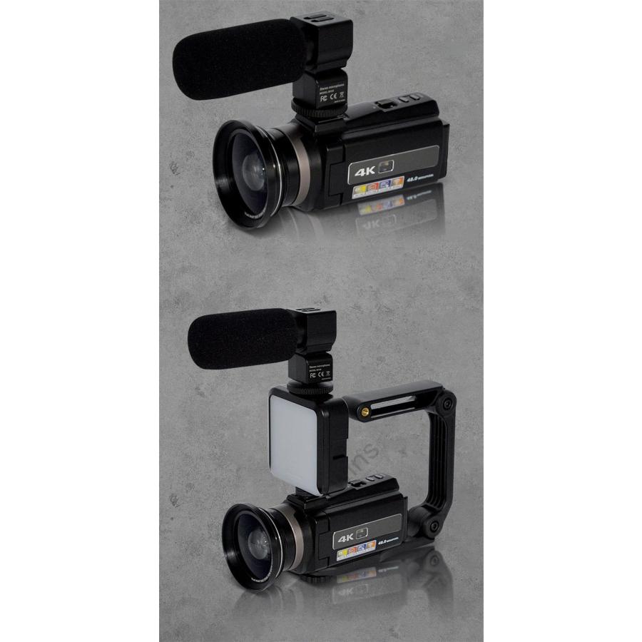 ビデオカメラ 4K DVビデオカメラ 4800万画素 デジタルビデオカメラ 赤