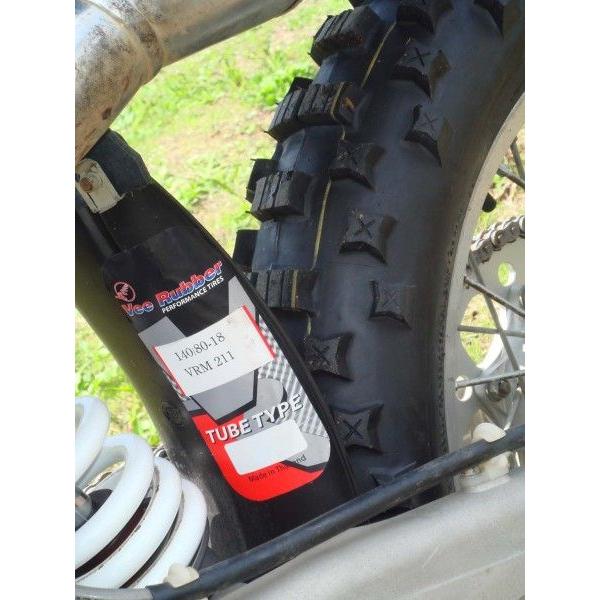 Vee Rubber VRM-211B 140/80-18 70R FIMエンデューロ YZ CRF KXF Vee Rubber VRM-211B 140/80-18 70R FIMエンデューロ YZ CRF KXF