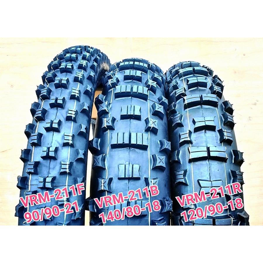 Vee Rubber VRM-211B 140/80-18 70R FIMエンデューロ YZ CRF KXF Vee Rubber VRM-211B 140/80-18 70R FIMエンデューロ YZ CRF KXF