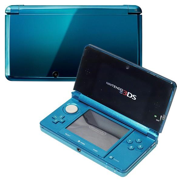 3ds アクアブルーctr S Baaa 本体 すぐ遊べるセット 中古 1439 売っちゃ王 通販 Yahoo ショッピング