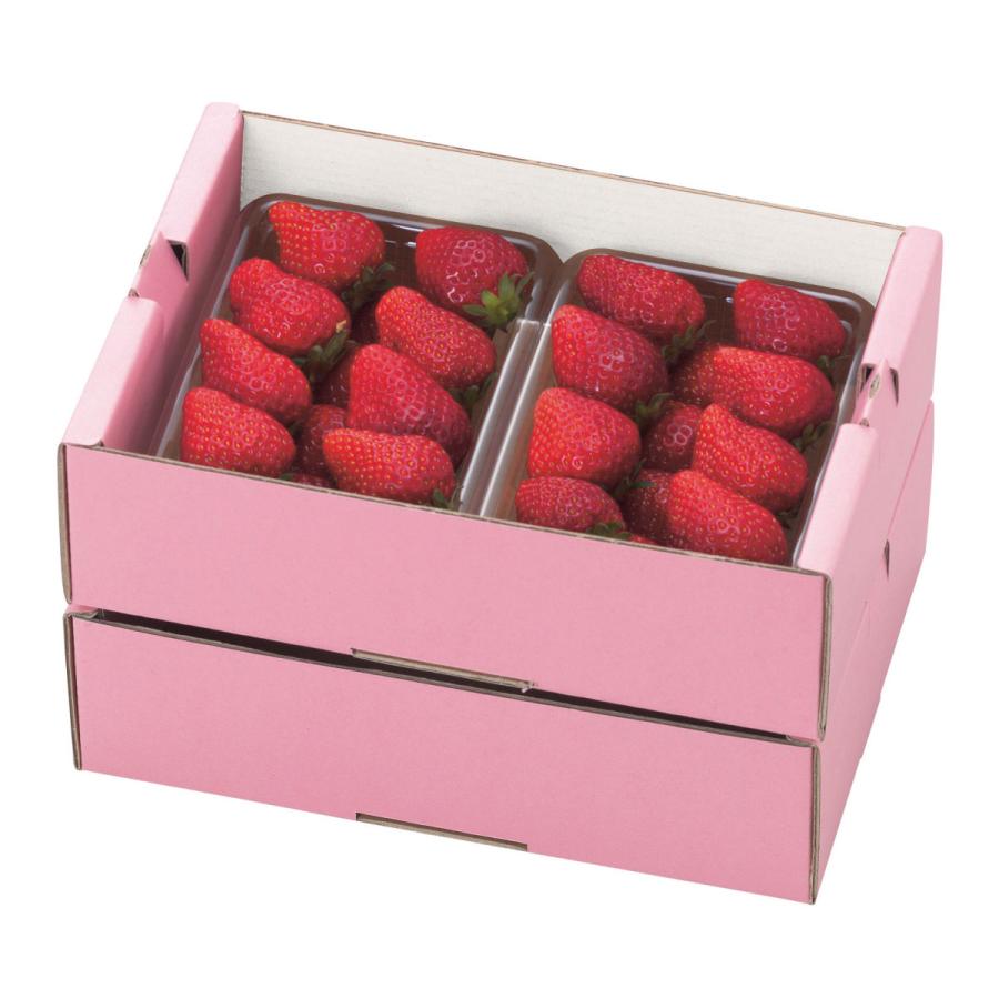 ヤマニ イチゴ2Pサービス箱ピンク L-2069P 200枚販売 検索：化粧箱