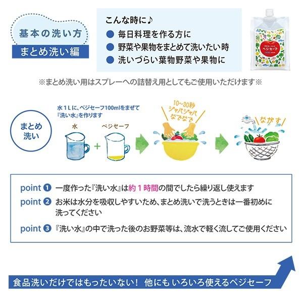 野菜洗いのお水【ベジセーフ】400ml×3本セット/ 農薬除去 界面 野菜洗いのお水【ベジセーフ】400ml×3本セット/ 農薬除去 界面