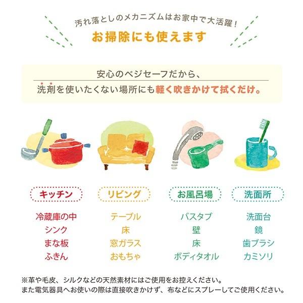 野菜洗いのお水【ベジセーフ】1200ml+400ml空ボトルセット 野菜洗いのお水【ベジセーフ】1200ml+400ml空ボトルセット