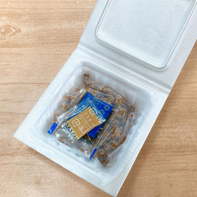 保谷納豆 有機認証国産小粒納豆 40g×2（タレ、からし付）オーガニック 国産有機 24パック 送料込の画像