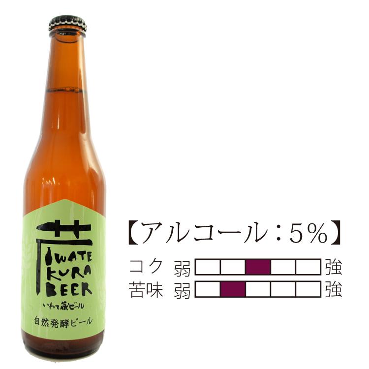 ビール いわて蔵　自然発酵オーガニックビール　330ml　12本　送料込　クラフトビール　※開封前要冷蔵　｜vegetable-heart｜03