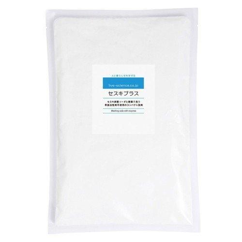 石けん百貨 セスキプラス(洗濯用洗剤) 無香料(詰替用） 1000g×6個 送料