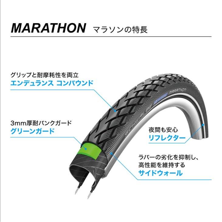 SCHWALBE（シュワルベ） (即納あり)SCHWALBE MARATHON マラソン 16