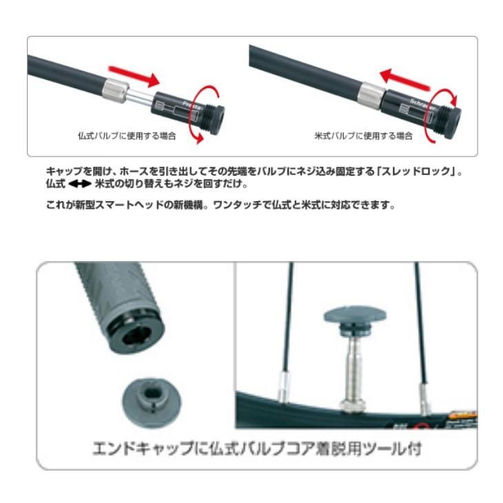 TOPEAK トピーク RaceRocket HPX レースロケット HPX ブラック ミニポンプ(PPM11900)(4710069689110)|vehicle|02