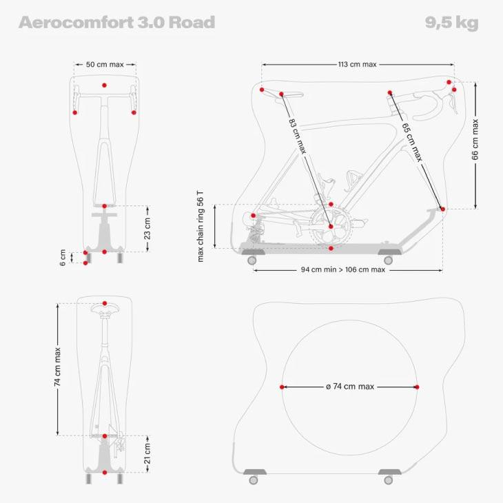 SCICON（シーコン） (即納)SCICON AEROCOMFORT 3.0 ROAD エアロ