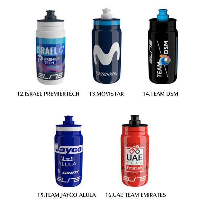 Gourde Sport Elite Fly Team 2025 750 Ml - UAE Team Emirates | Ultra-Légère (57g), Sans BPA