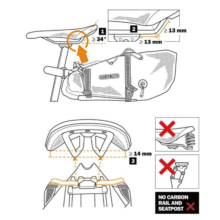 ORTLIEB（オルトリーブ） SEAT PACK QR シートパック QR 13L シート