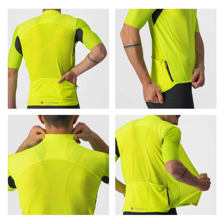 (即納)CASTELLI カステリ ENDURANCE ELITE JERSEY エンデュランス エリート 半袖ジャージ(型番：4522022)エレクトリックライム メンズ ウェアの画像