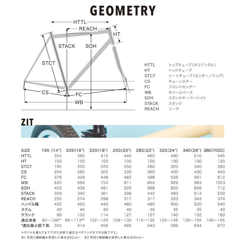 RITEWAY（ライトウェイ） ZIT 20 ジット20 マットブラックグレー 6段