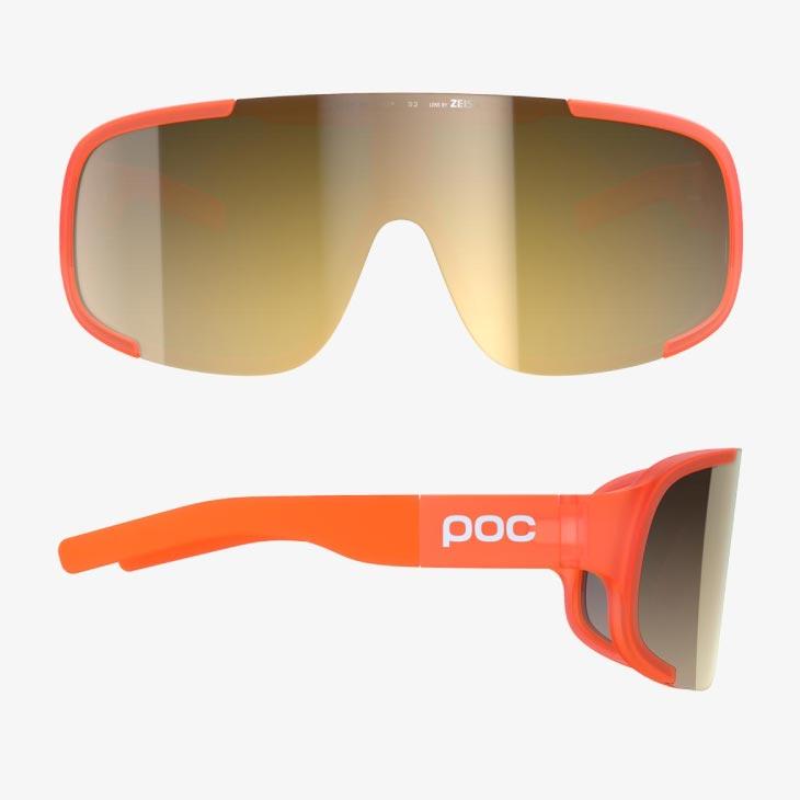 poc ポック ASPIRE WF(ASIAN FIT)アスパイア― WF Fluorescent Orange Translucent/Clarity Road/Partly Sunny Gold(7325549824607)アイウェア サングラスの画像