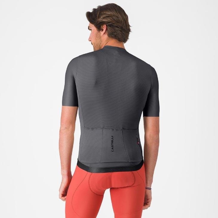 (即納)CASTELLI カステリ ESPRESSO 2 JERSEY エスプレッソ 2 半袖ジャージ(型番：4526011)スモーキーグレー メンズ ウェアの画像