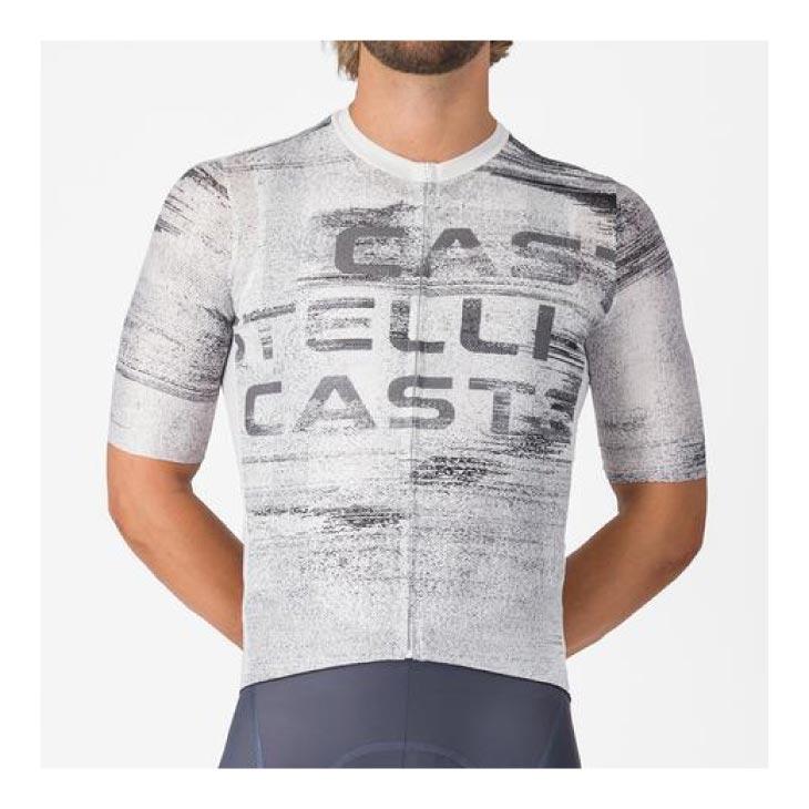 Castelli（カステリ） (即納)CASTELLI STRATUS LOGO JERSEY ストラタス