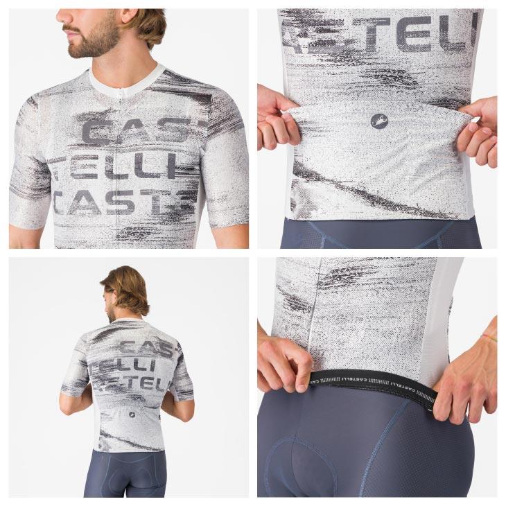 Castelli（カステリ） (在庫一掃セール)CASTELLI STRATUS LOGO JERSEY