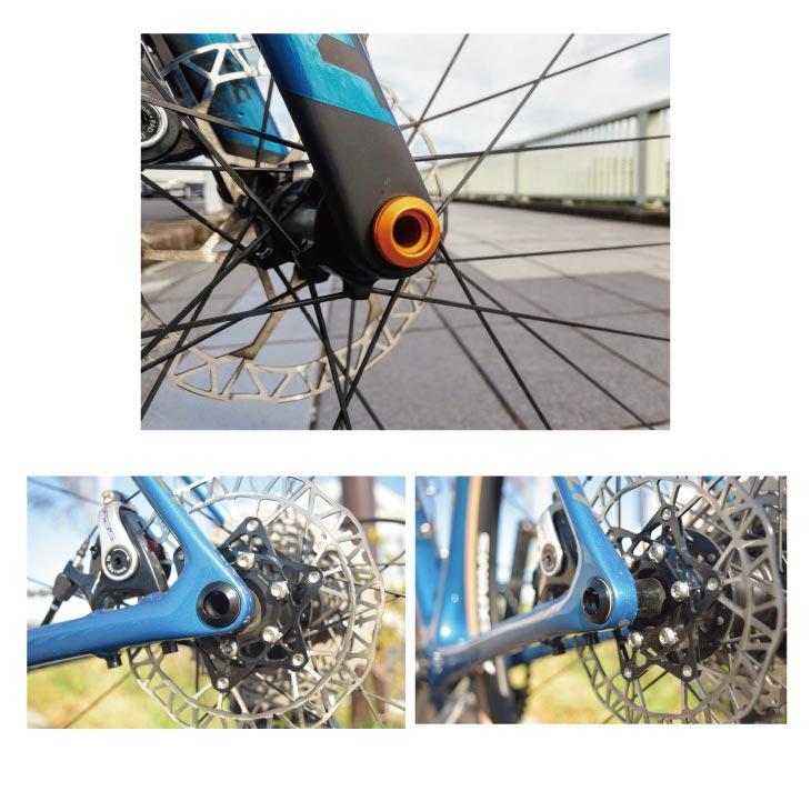 メール便対応商品)KCNC ケーシーエヌシー HEX THROUGH AXLE ヘックス