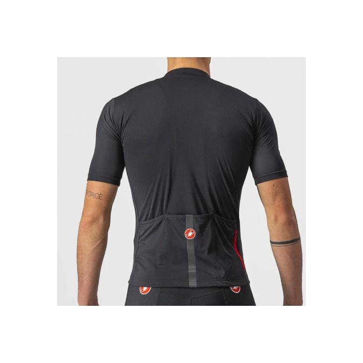(即納)CASTELLI カステリ CLASSIFICA JERSEY  クラシフィカ 半袖ジャージ(型番：4521021)ライトブラック メンズ ウェアの画像