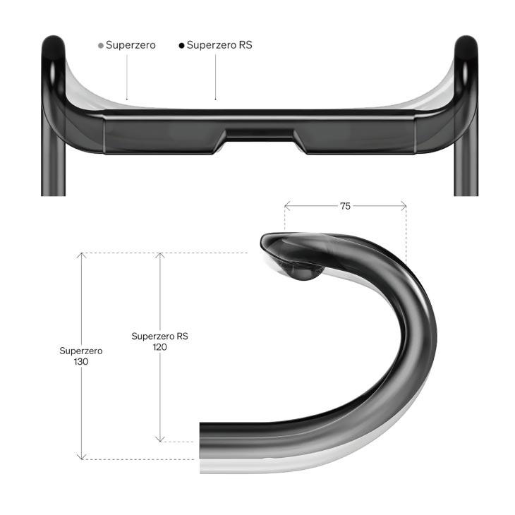 Deda（デダ） SUPERZERO RS HANDLEBAR スーパーゼロ RS カーボンバー