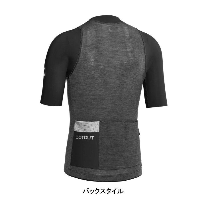 DOTOUT ドットアウト 2023春夏 105704 Elite Jersey エリート ジャージ 859 dark grey-black ダーク グレイブラック 半袖 MEN'S アパレルの画像