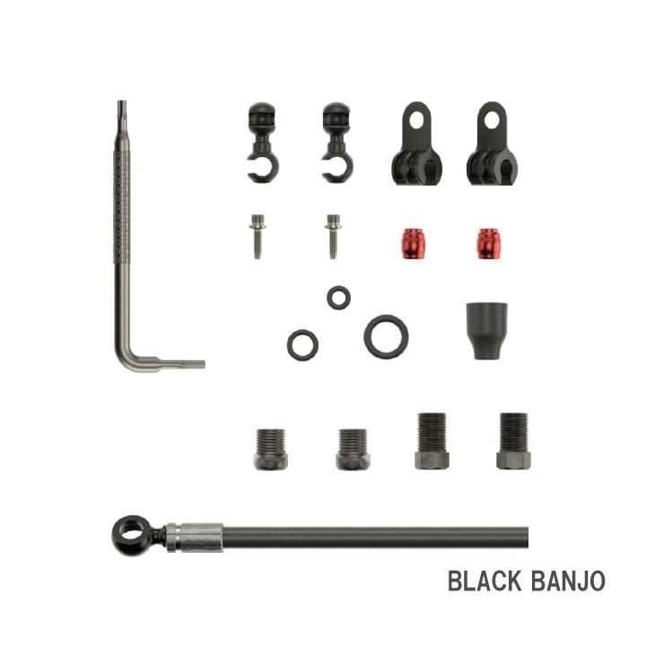 【SRAM】Hydraulic Hose Kit ブラック・バンジョータイプ メール便対応商品)SRAM スラム Hydraulic Hose Kit ハイドローリック