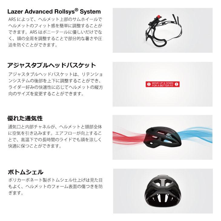 LAZER レイザー Sphere スフィア Gloss Titanium グロスチタニウム ヘルメット｜vehicle｜03