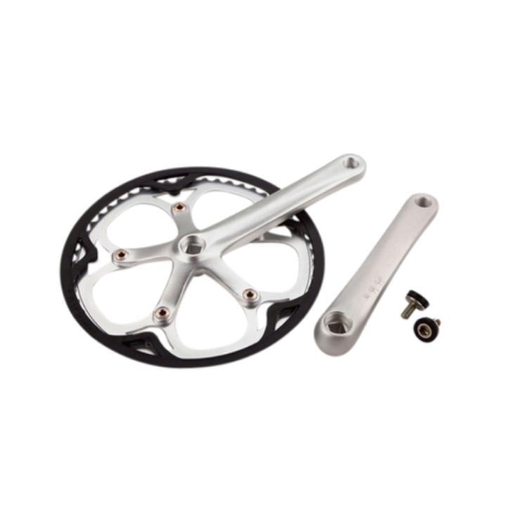 BROMPTON 純正 スパイダークランク 現行型 シルバー BROMPTON ブロンプトン CRANKSET - SPIDER TYPE COMPLETE INCL LH+RH