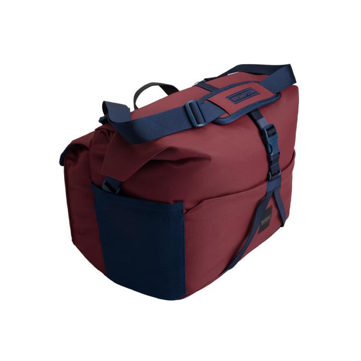 即納)BROMPTON ブロンプトン ROLLTOP BAG LARGE + FRAME PLUM ロール