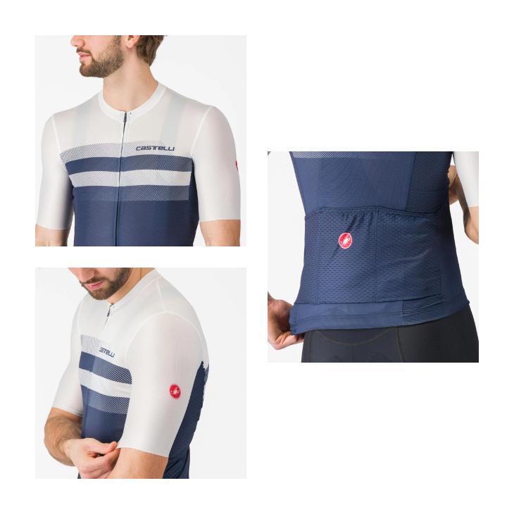 (即納)CASTELLI カステリ SIMBOLO JERSEY シンボル ジャージ 半袖ジャージ(型番：4525017)BELGIAN BLUE/WHITE メンズ ウェアの画像