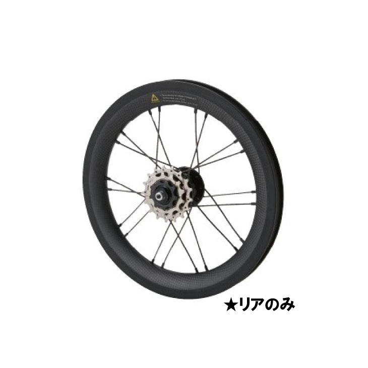 DAHON ダホン 14インチ用カーボン クリンチャーホイール リア K3に装着 