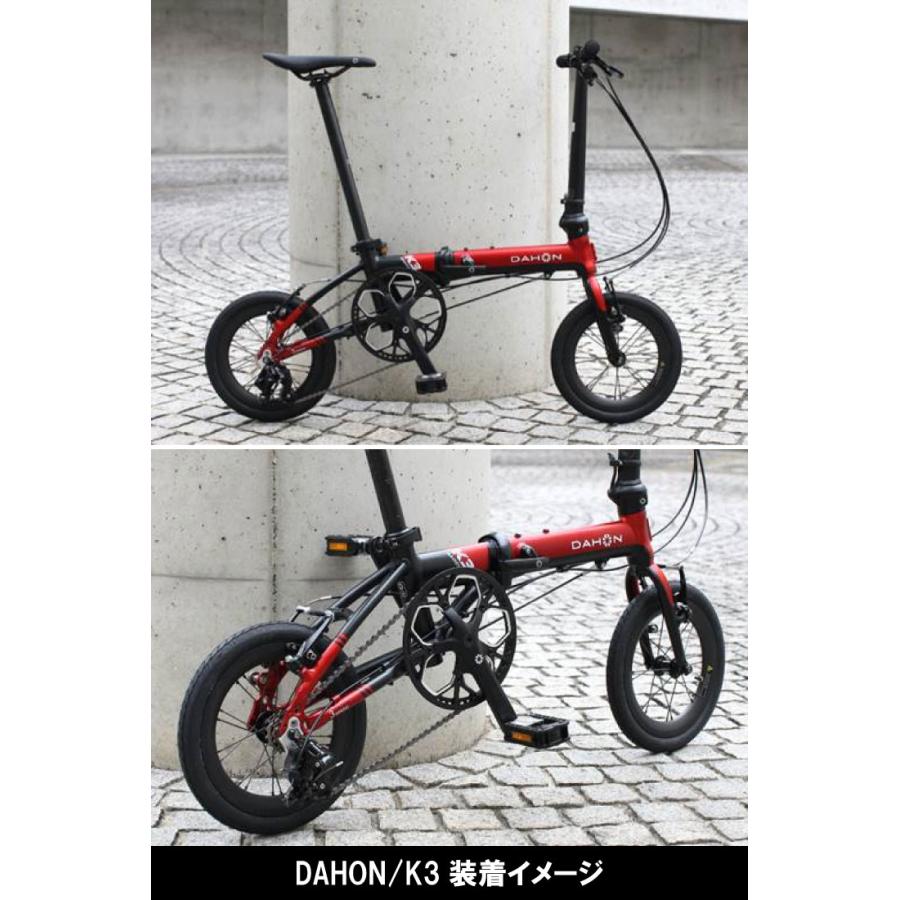 (在庫処分セール)DAHON ダホン 14インチ用カーボンクリンチャーホイール フロント  K3に装着可能 (5-0821023646)｜vehicle｜02