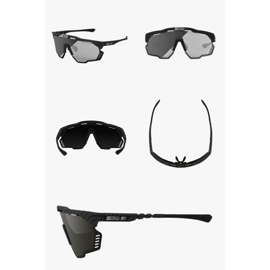 SCICON シーコン AEROSHADE KUNKEN エアロシェードクンケン フレーム：カーボンルック/レンズ：フォトクロミックシルバー サングラス(8023848093401)_1
