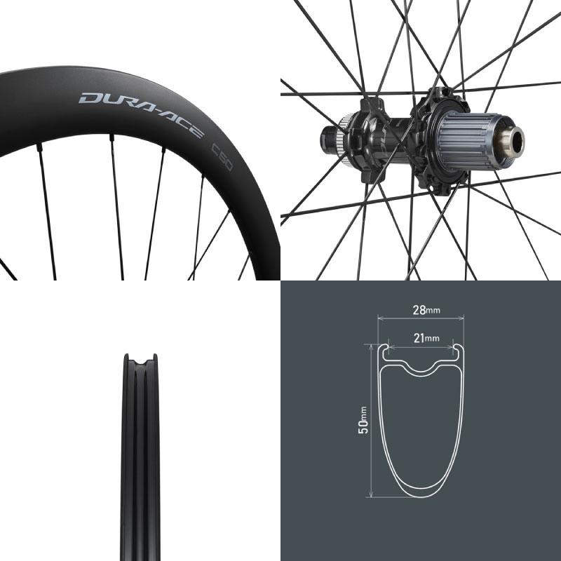 シマノ SHIMANO WH-R9270-C50-TL-R リア 12s チューブレス ディスク