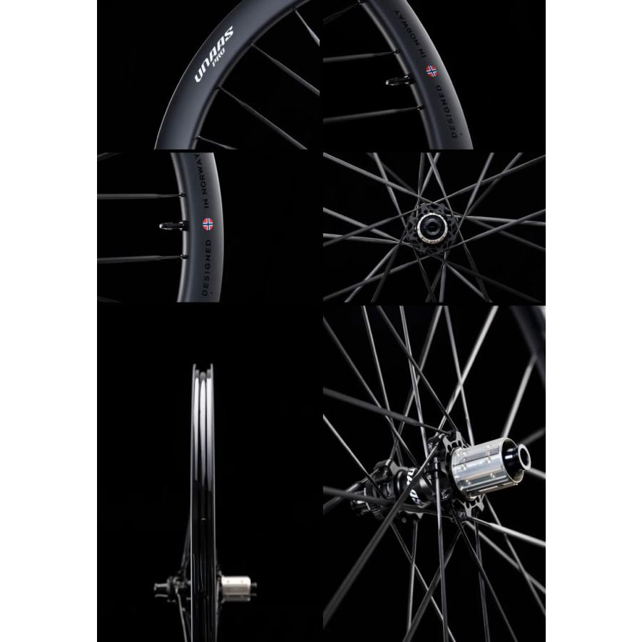 UNAAS PRO WHEELSET ウナス プロ ディスク仕様 前後ホイールセット