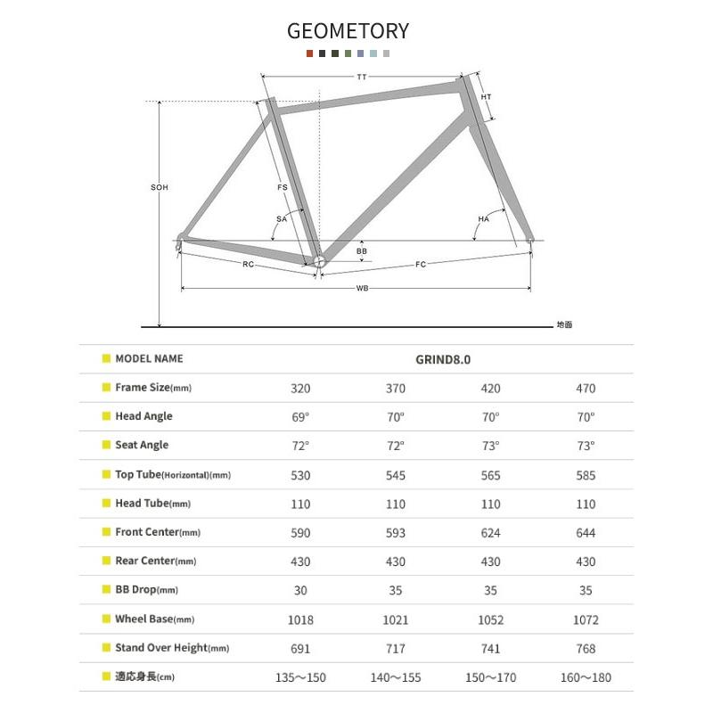 グラインド（ルイガノ） 2026 LOUIS GARNEAU ルイガノ GRIND8.0