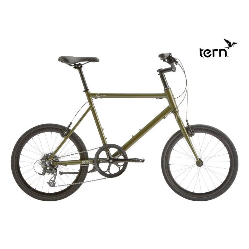 tern(ターン)マットオリーブグリーン クロスバイク tern (特典付き!)TERN ターン CREST クレスト マットオリーブ 8段変速