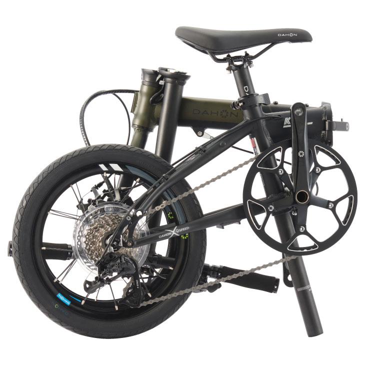 DAHON K9X オリーブブラック 16インチ 9段変速 美品 DAHON（ダホン） (在庫有り)DAHON K9X ケーナインクロス オリーブ