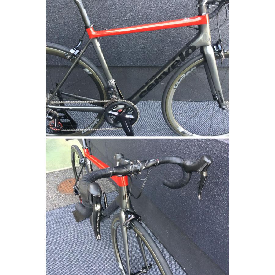 (SALE)CERVELO サーベロ R5 グレー/レッド 540mm DURA-ACE DI2(R9150) 2×11S びーくるオリジナル仕様 ロードレーサーの画像